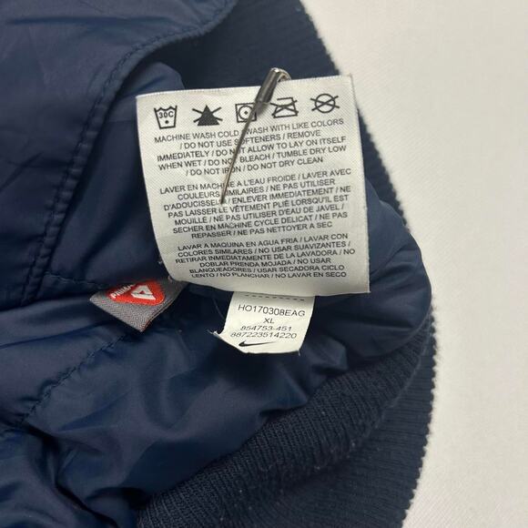 Y2K Navy Nike Air Bomber Jacket - Picture 4 of 6